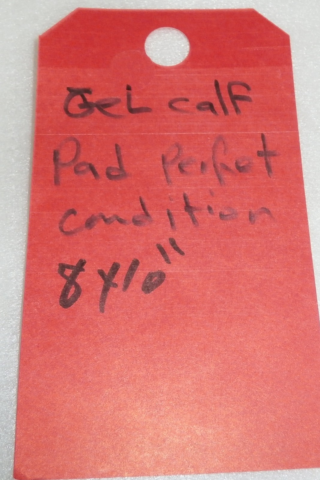 BLAKE GEL CALF FOOT PLATE PAD8X10 INCH GOOD CONDITION