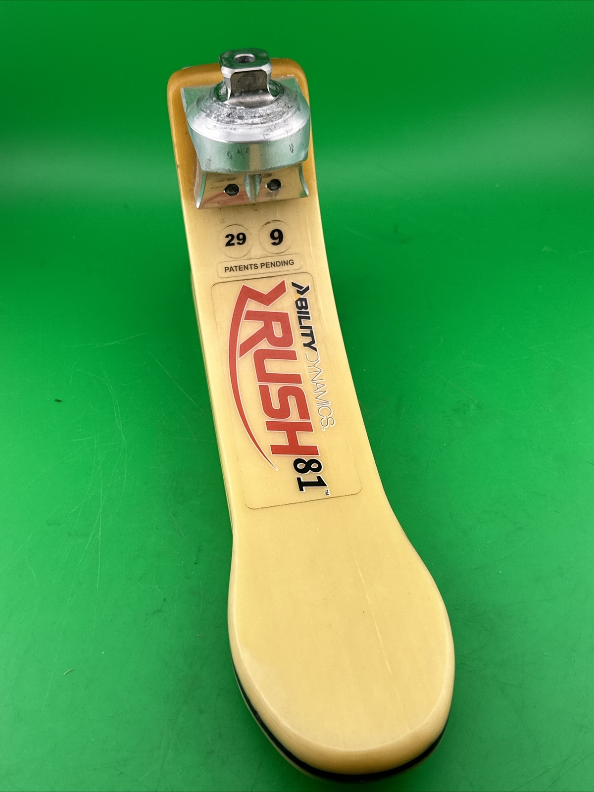 Rush 81 Lopro Prosthetic Foot. Size 29. Category 9. No issues. No Shell