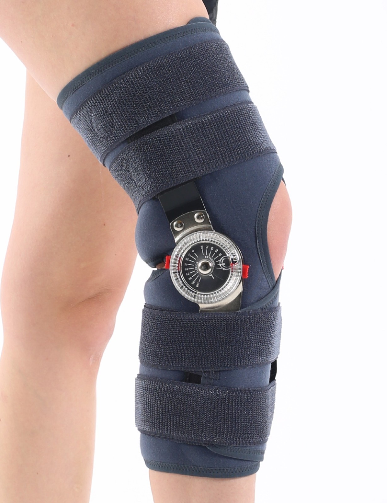 SUPPORTLİNE Neoprene Adjustable Angle Knee Brace Hinged Support for Injury Rehab