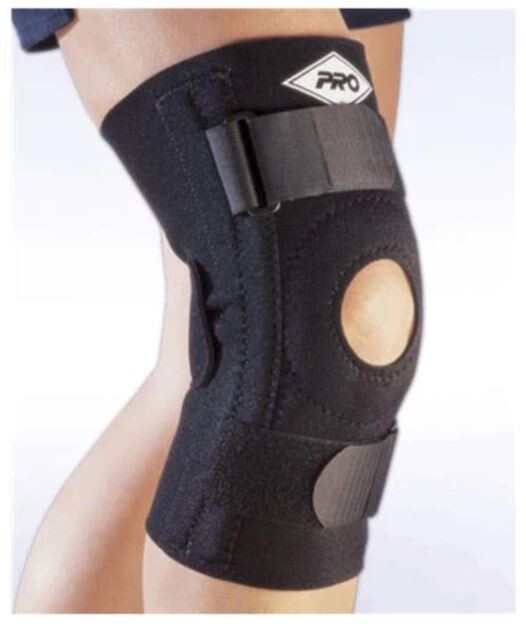 PRO Orthopedic #180W Wrap-Around Patella Knee Brace Adult Size XX-LARGE Black