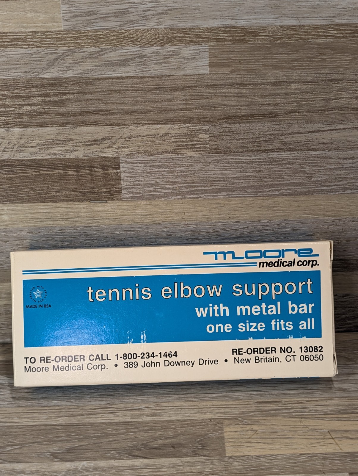 Vintage NOS Moore Medical TENNIS elbow Support Band- brand New In The Box