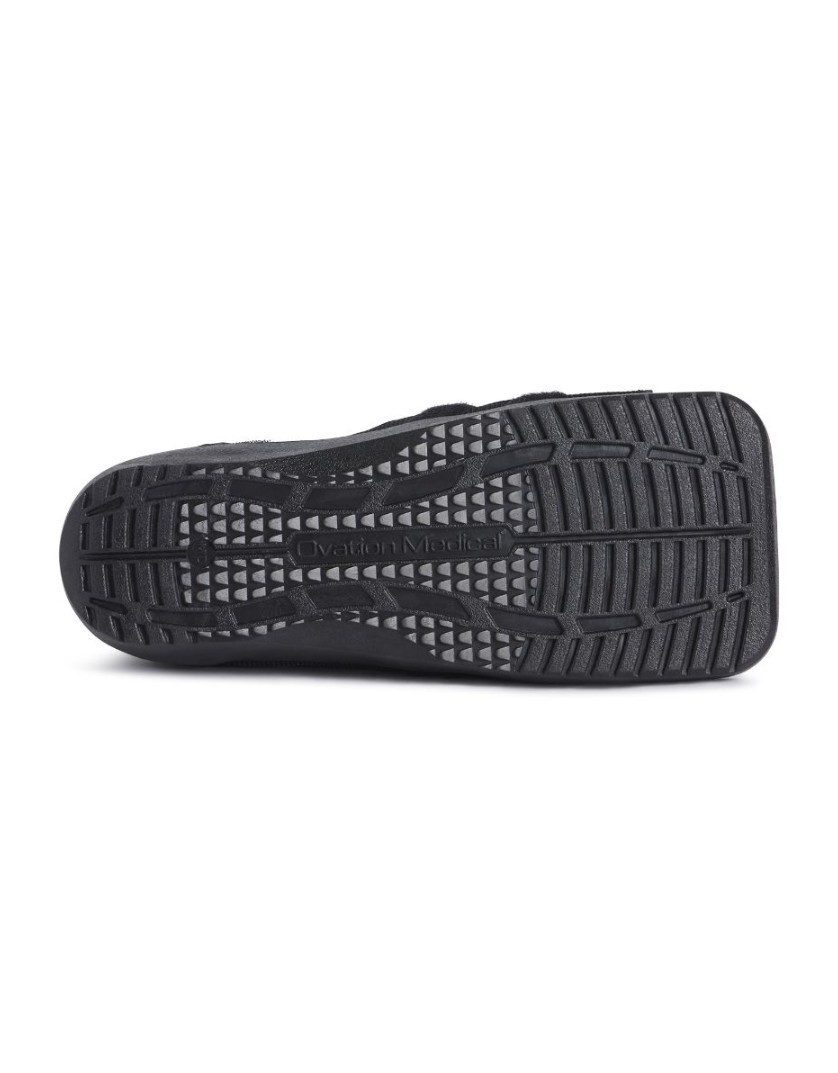 Ovation Medical Square Toe Mesh Top Post-Op Shoe Adjustable S Black 733-003