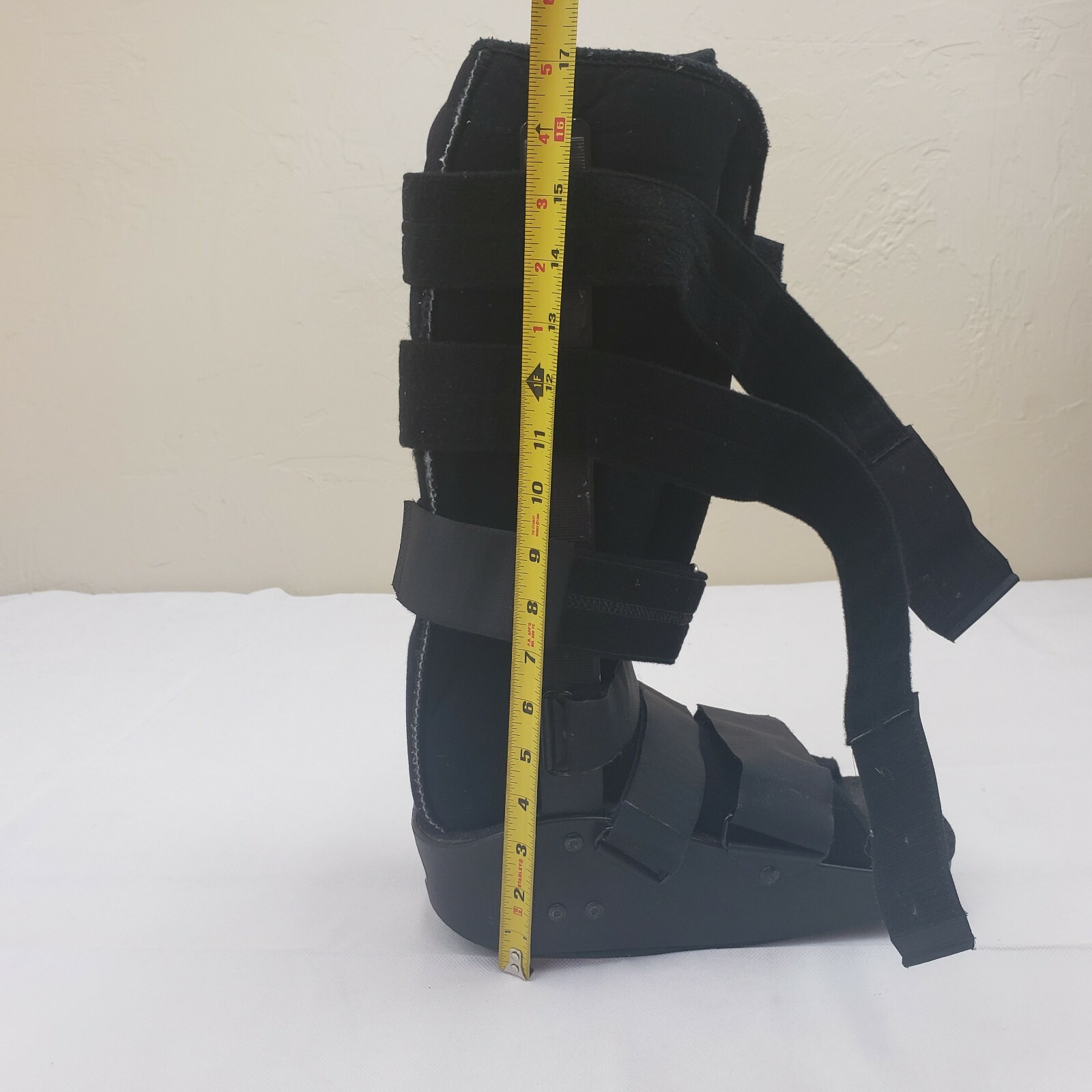 Maxtrax Orthopedic Walking Cast Boot Sz Medium Brace Ankle Adjustable Black A7