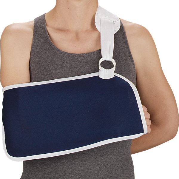 DeRoyal Canvas Arm Sling with Shoulder Pad, #8004-05, Blue, Size Large