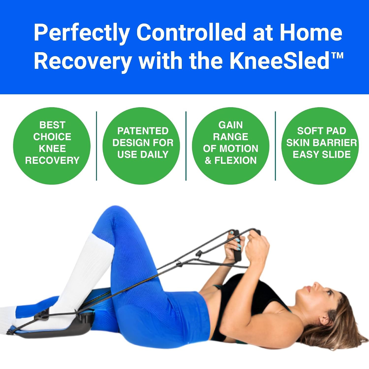 Multi Purpose Knee Surgery KneeSled – Best Knee, ACL, MCL, Recovery/ Rehab.