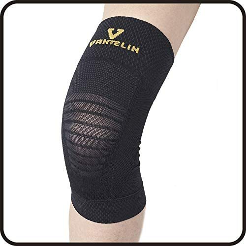 Vantelin Knee Support Protection Black M size 34-37cm 13-14 inch Kowa