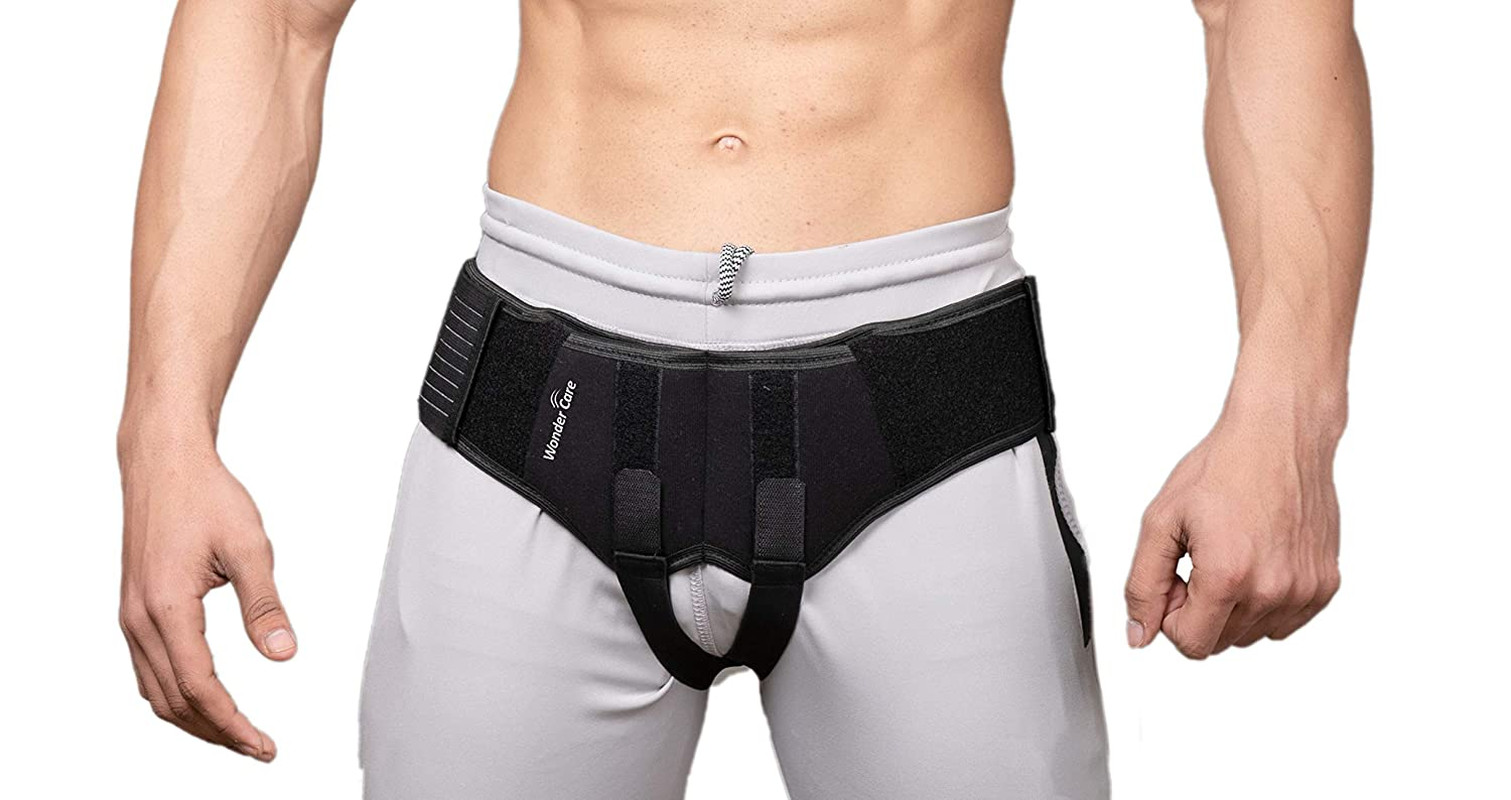 – Inguinal Hernia Support Post-Surgery Hernia Pain Relief Truss Brace for Double