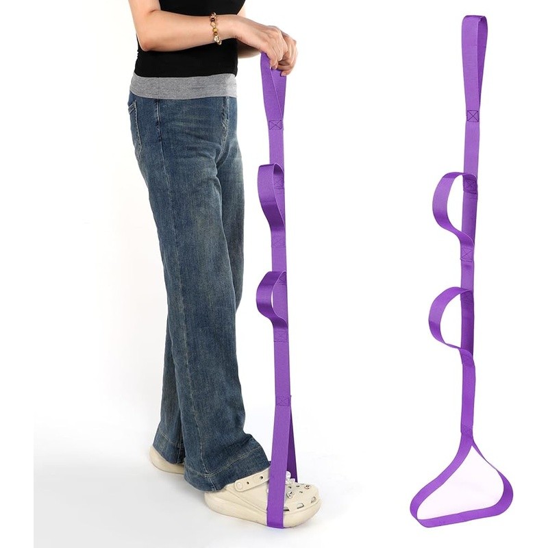 Leg Lifter Strap Post Surgery Mobility Aid Adjustable Multi Handle Nylon Support