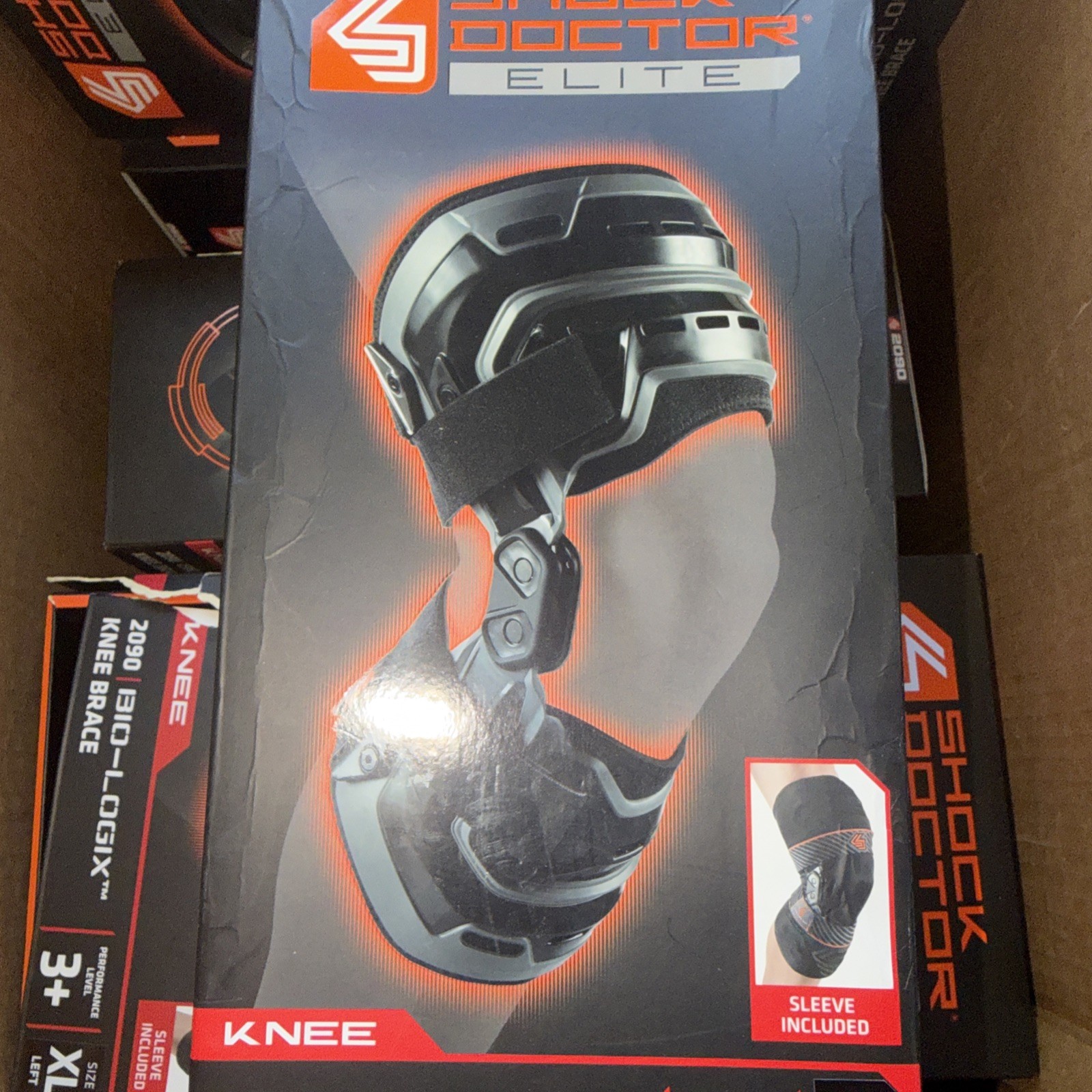Shock Doctor Elite performance Knee Brace 2090 BioLogix medium left 13”-14”