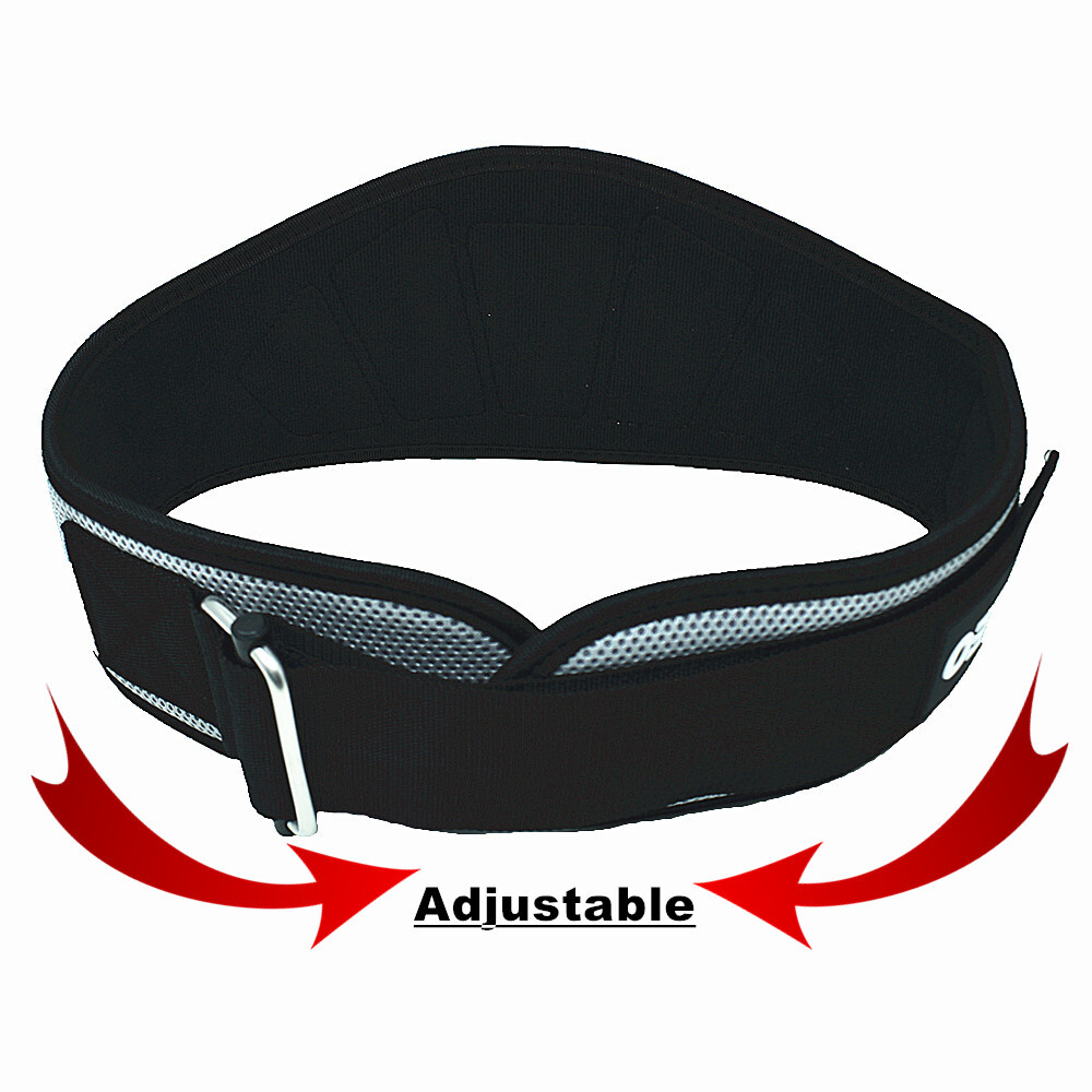 Adjustable Weight Lifting Lumbar Support Lower Waist Back Belt Brace Pain Relief