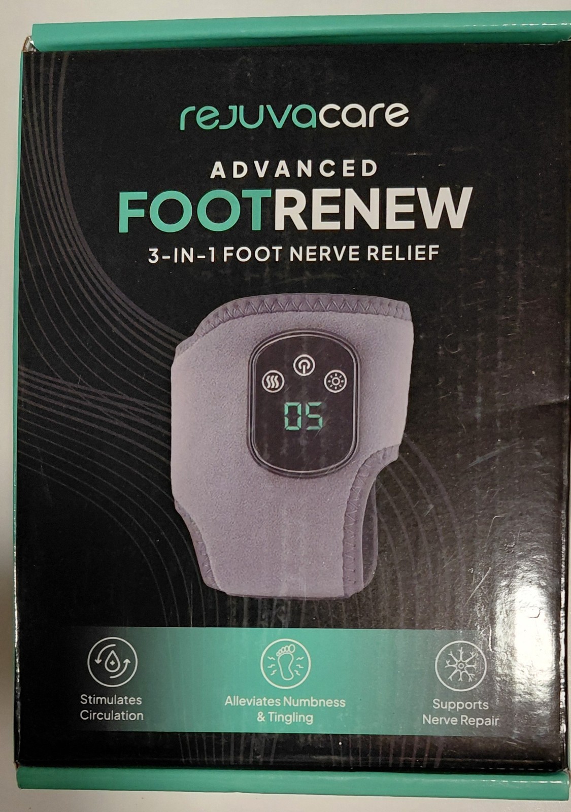 Electric Foot Ankle Massager Vibration Heating Ankle Brace Wrap for Pain Relief