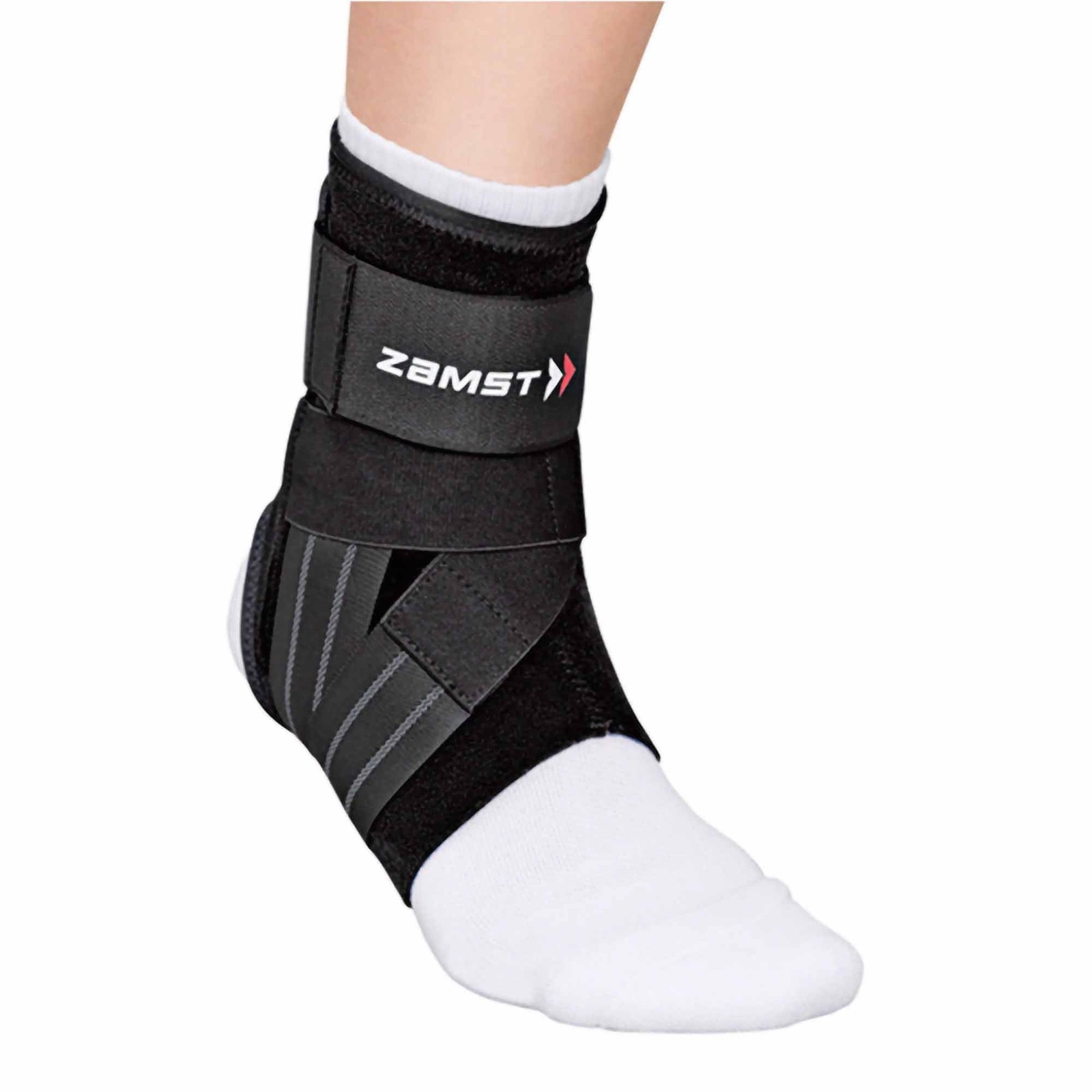 Zamst A1 Sports Ankle Brace Left Medium Black 3 Way Strap Support Adult
