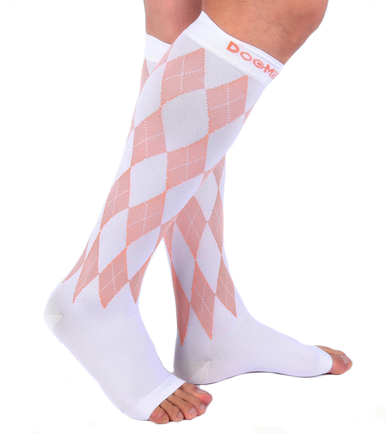 Doc Miller Socks Open Toe Compression Stockings 20-30MMHG Relieve Varicose Pain