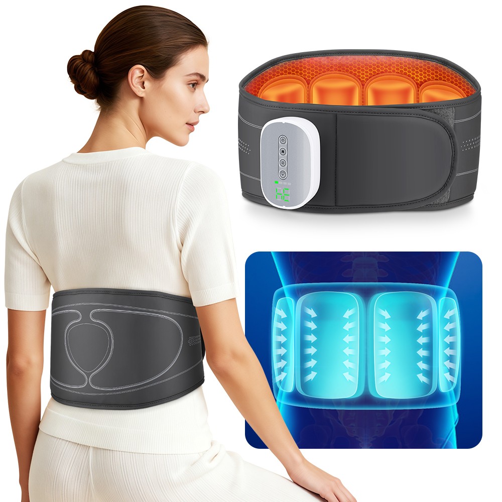 Decompression Belt Back Brace Lumbar Spinal Support Extender Belt Airbag Massage