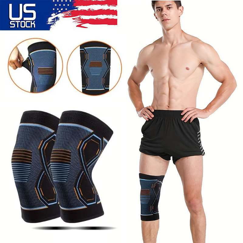 Knee Support Brace Compression Sleeve Strap Patella Pain Relief Adjustable Fit