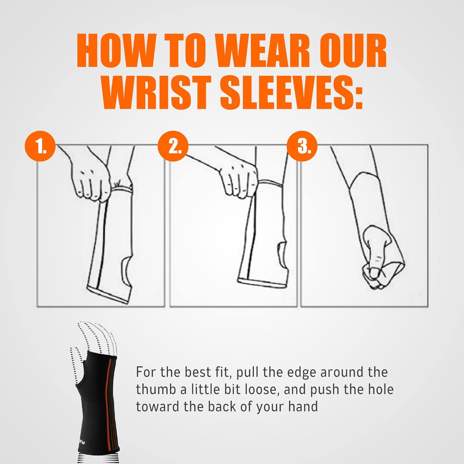 ® – Forearm and Wrist Brace for Carpal Tunnel & Exercise, Moisture-Wicking Adjus
