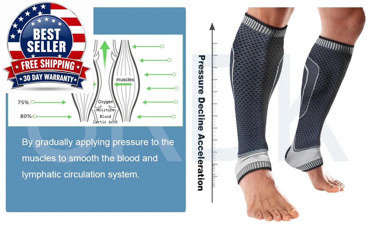 1PC Adult Compression Calf Sleeve Support Suitable for Sport Running Basketball