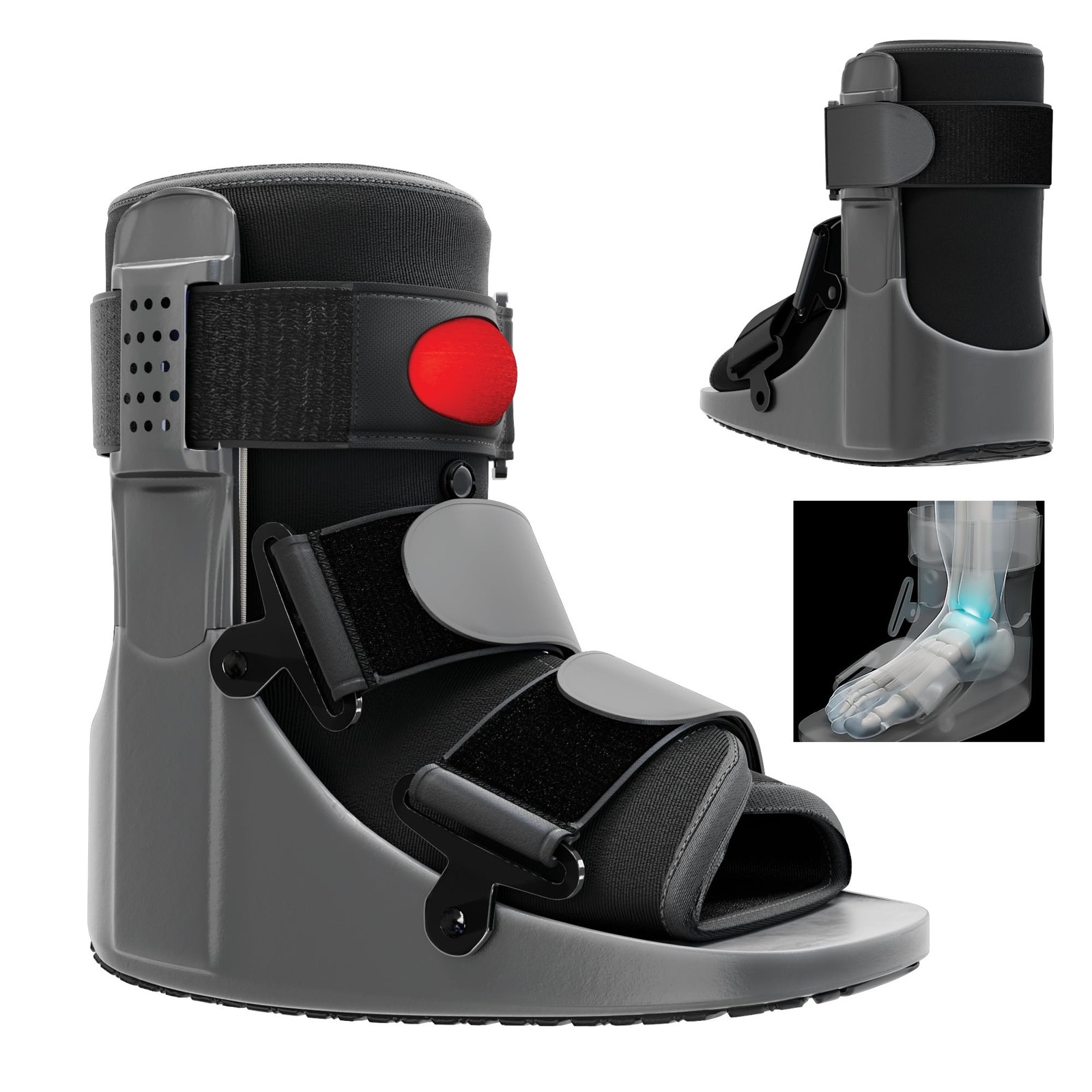 Rapid Recover Short Walking Boot, Fracture Boot, Medical Grade Foot Brace for…