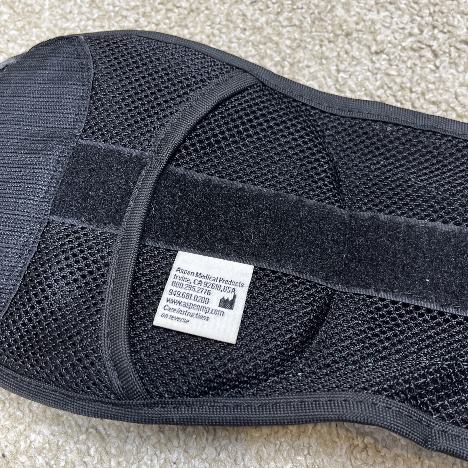 ASPEN Vista LSO Lower Back Spine Support Brace Adjustable to Sizes XS – L