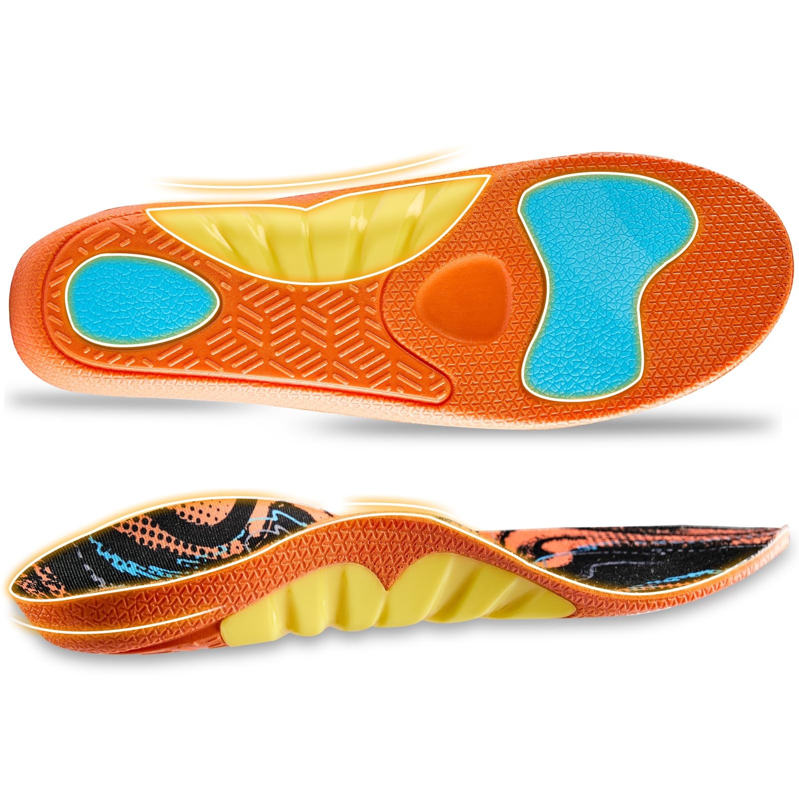 FootMaster Plantar Fasciitis Insoles Mens 7-7.5 Womens 9-9.5