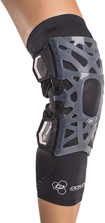 DonJoy Performance Webtech Knee Brace Black with Compression Undersleeve XL, NEW