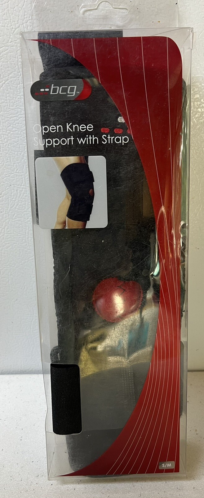 Open KNEE SUPPORT with STRAP S/M brace NEW in package ML13A