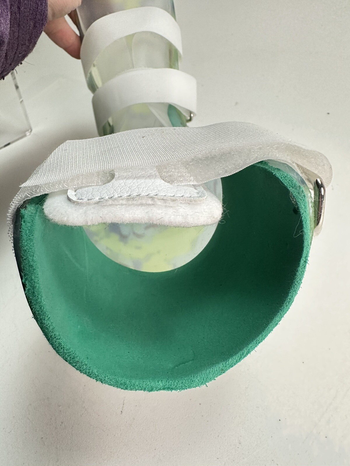 Left AFO Brace Polio Ankle Foot Orthosis Custom Thermoplastic