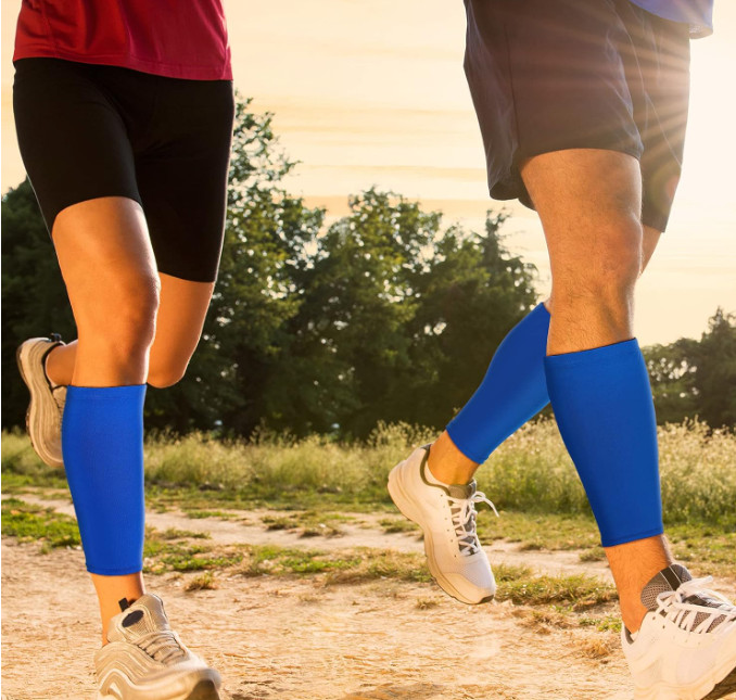 3 Pairs Calf Compression Sleeves for Men And Women Football Leg Sleeve Footless