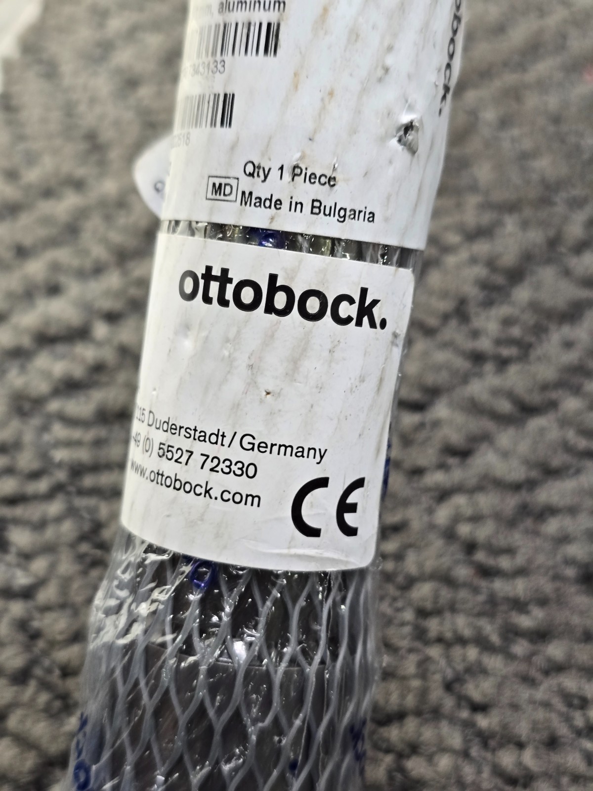 OTTOBOCK 2R49=AL: Tube Adapter Long Replacement, Ø 30 mm, Aluminum