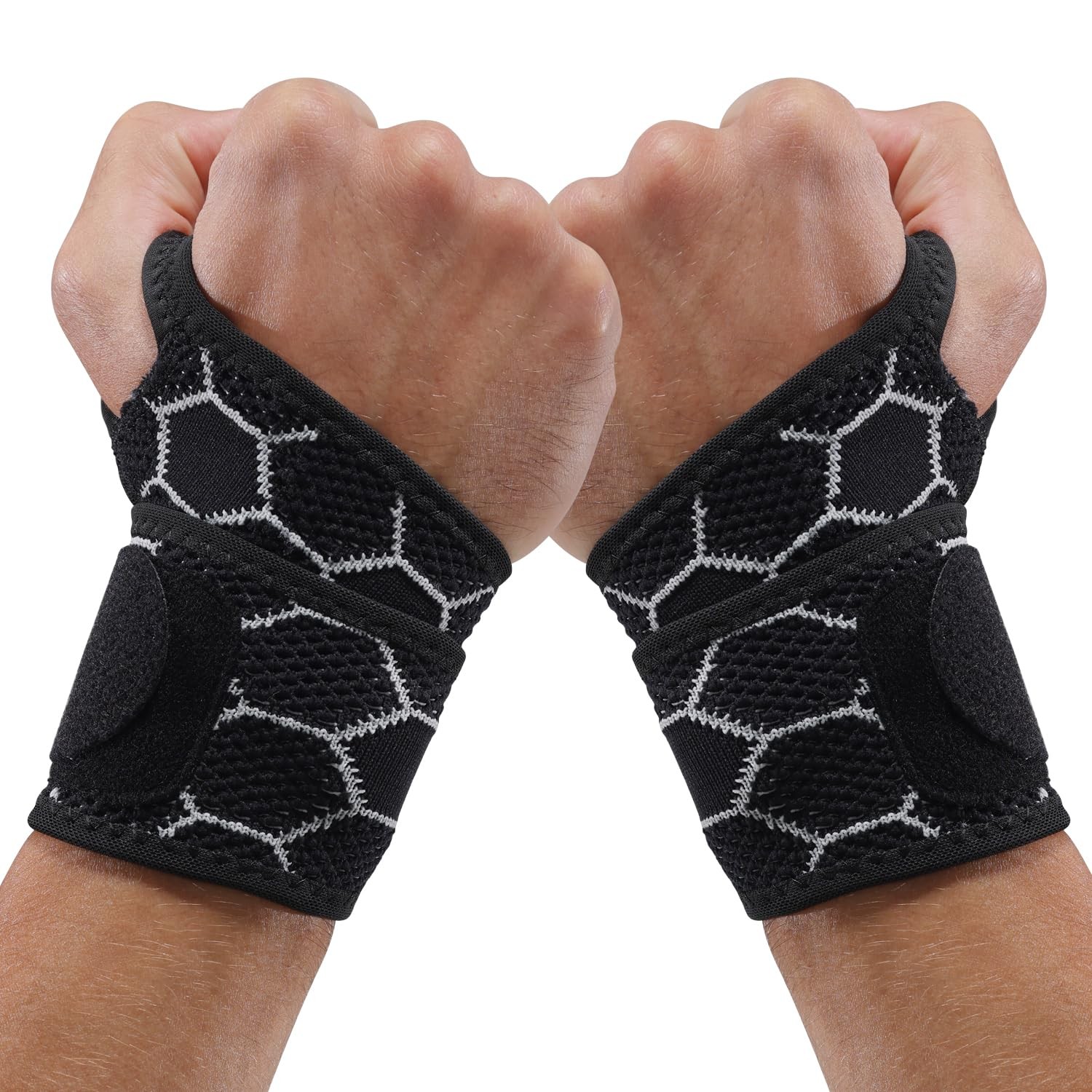 Sport Slim Wrist Wrap – Wrist Brace for Carpal Tunnel , Neoprene-Free Compres…