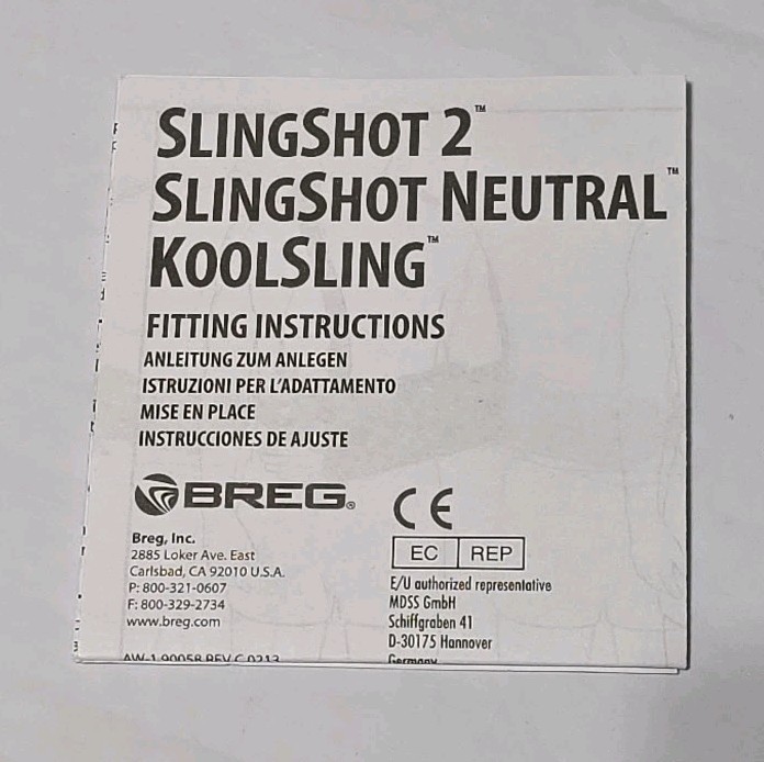 New Breg Koolsling Immobilizer SZ Large 08524 Slingshot 2