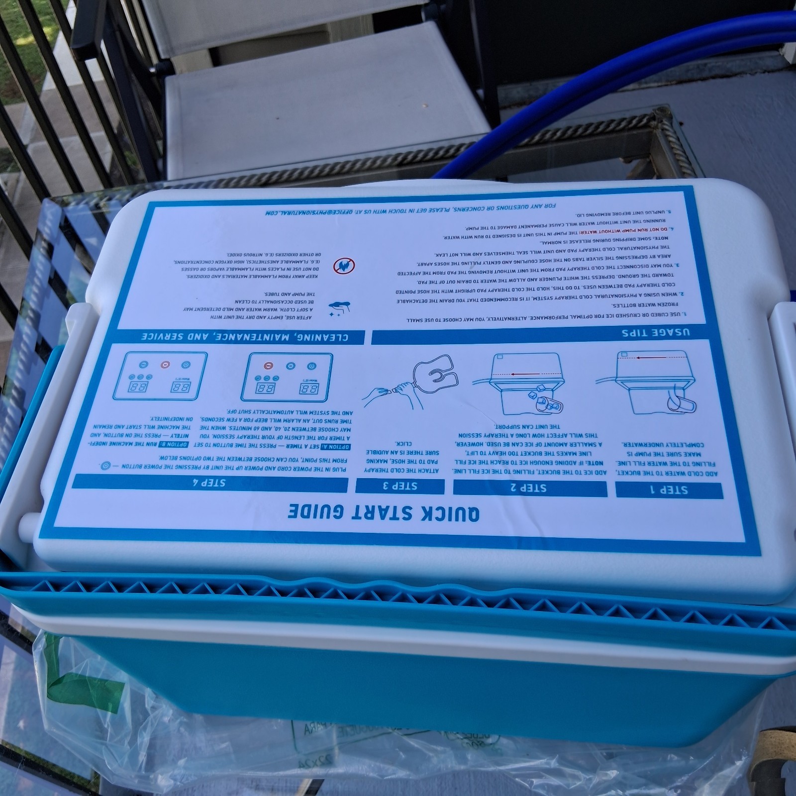 Brace Direct Ice Cold Therapy Machine – Cryotherapy for Pain Relief – No Pad