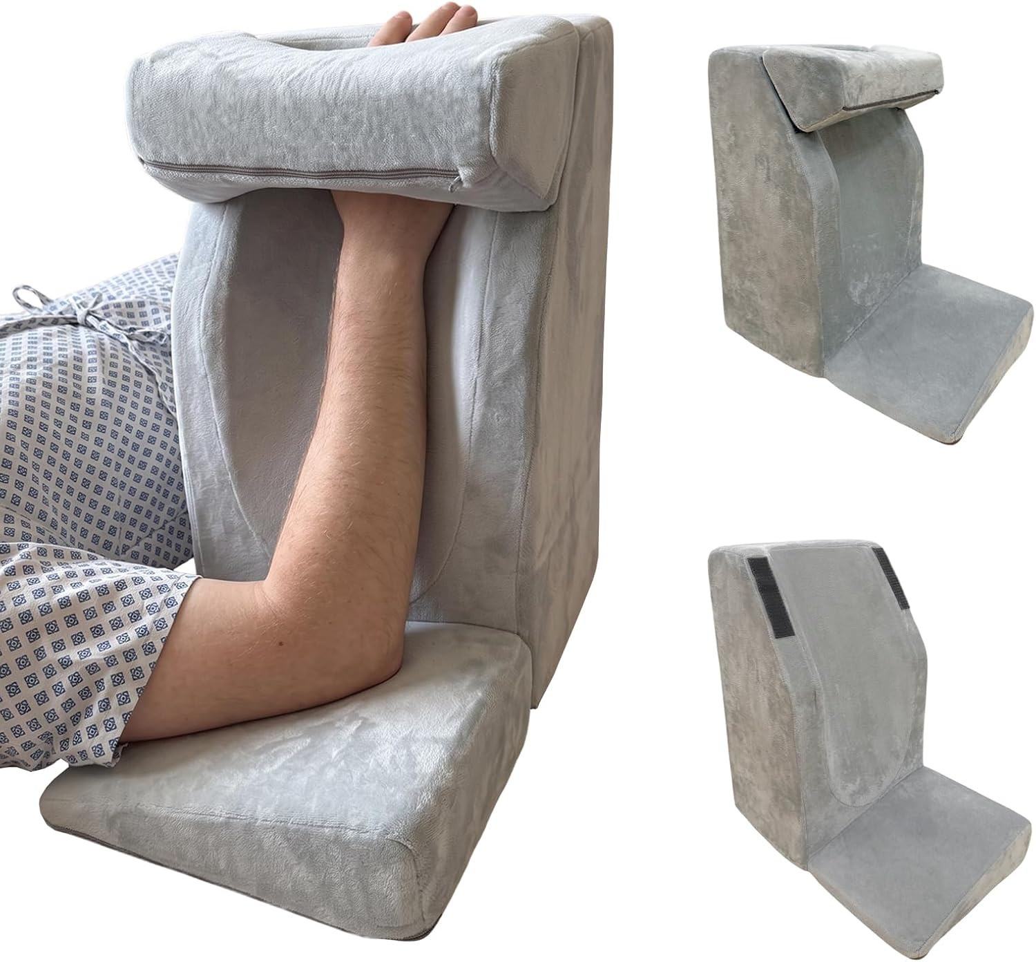Arm Elevation Pillow for Post Surgery Recovery, High-Density Foam Support for Br
