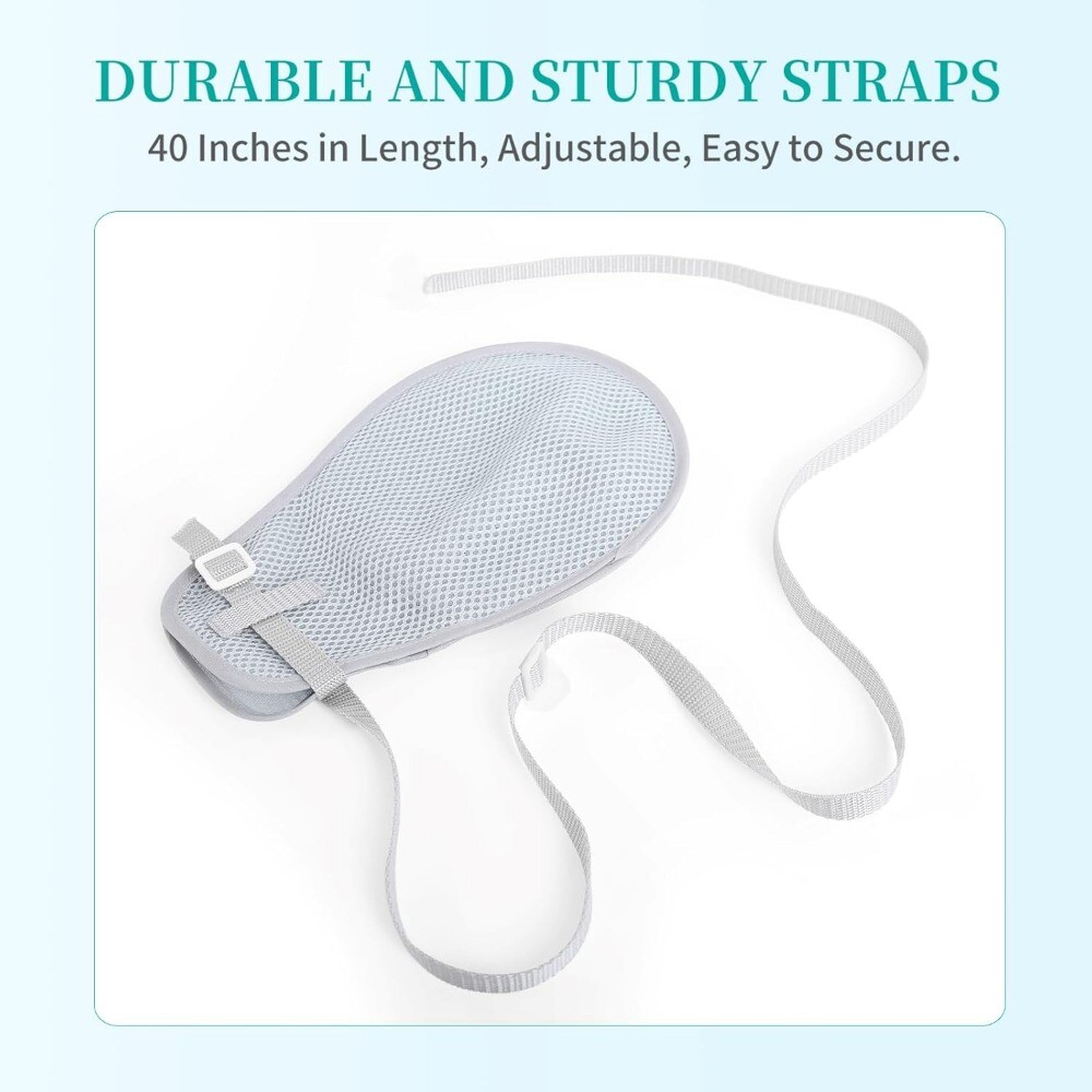 2Pcs Restraint Gloves Hand Protective Mitts for Dementia Elderly Autistic Child