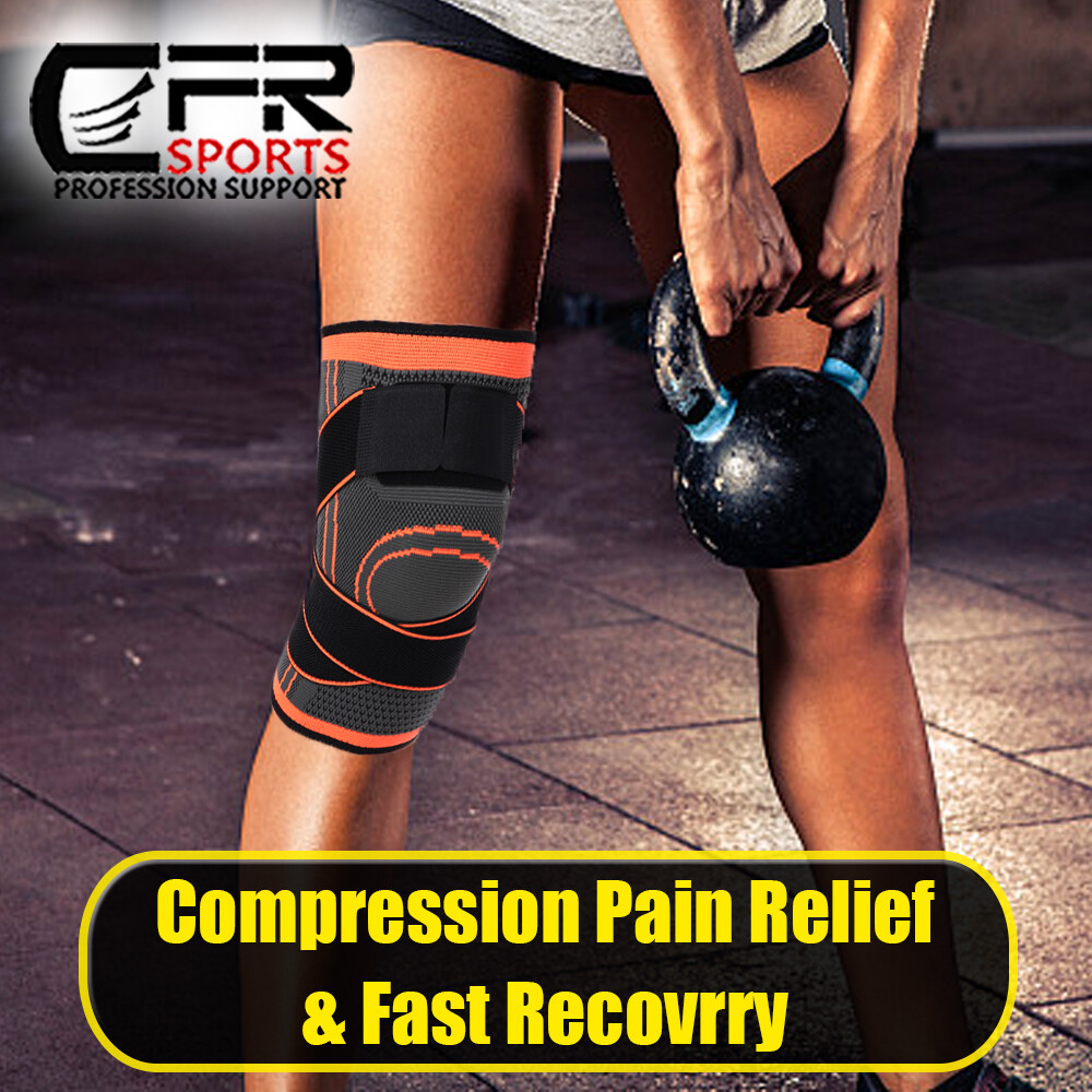 Copper Knee Sleeve Compression Brace Patella Support Stabilizer Sports Gym Joint