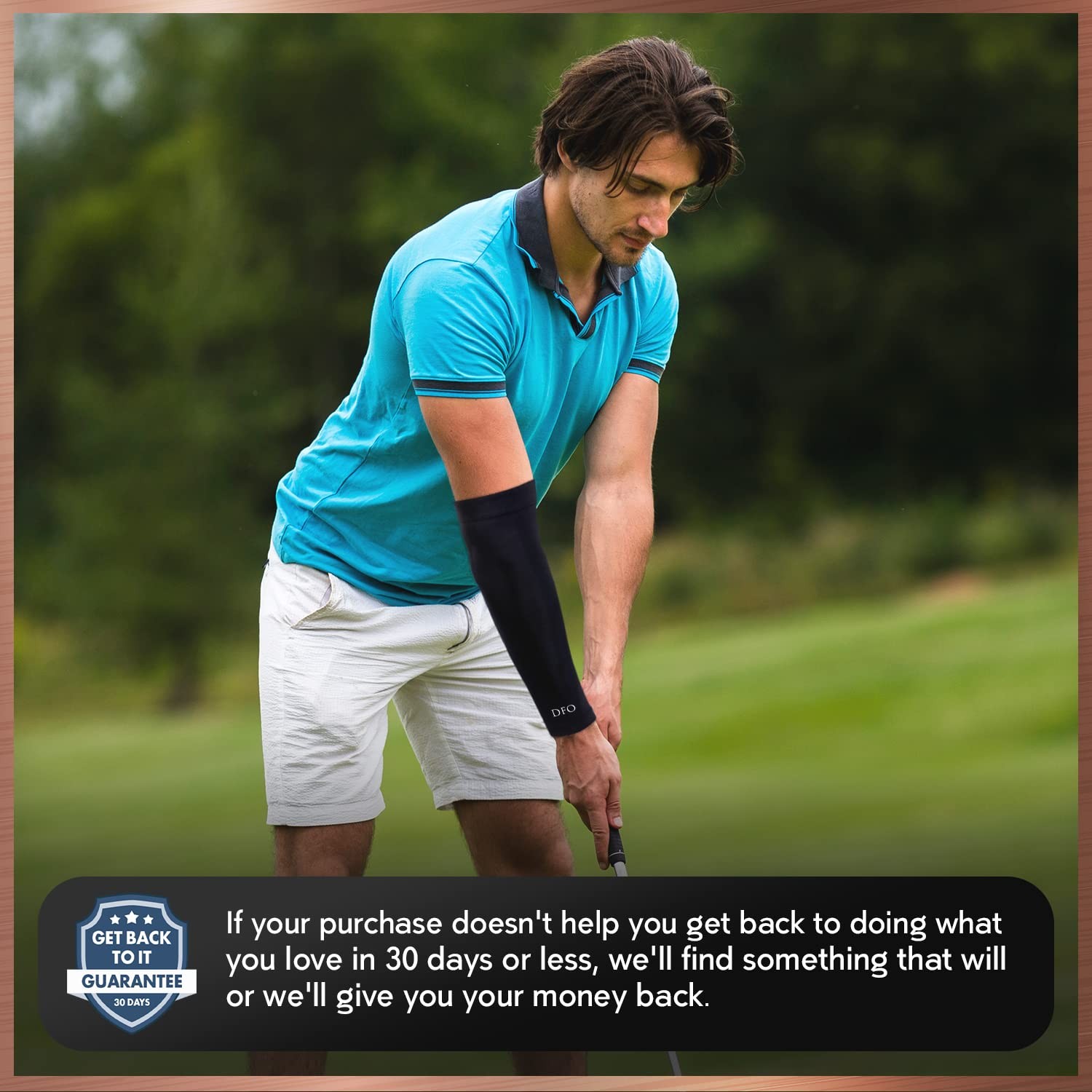 Copper Compression Elbow Sleeve, Medium, 1 Sleeve