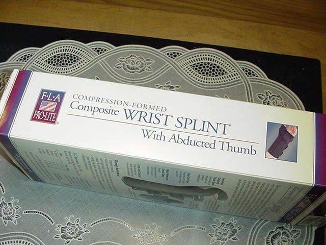 Prolite Wrist Splint Brace Support Large Right Hand Immob Thumb 22460 F.L.A