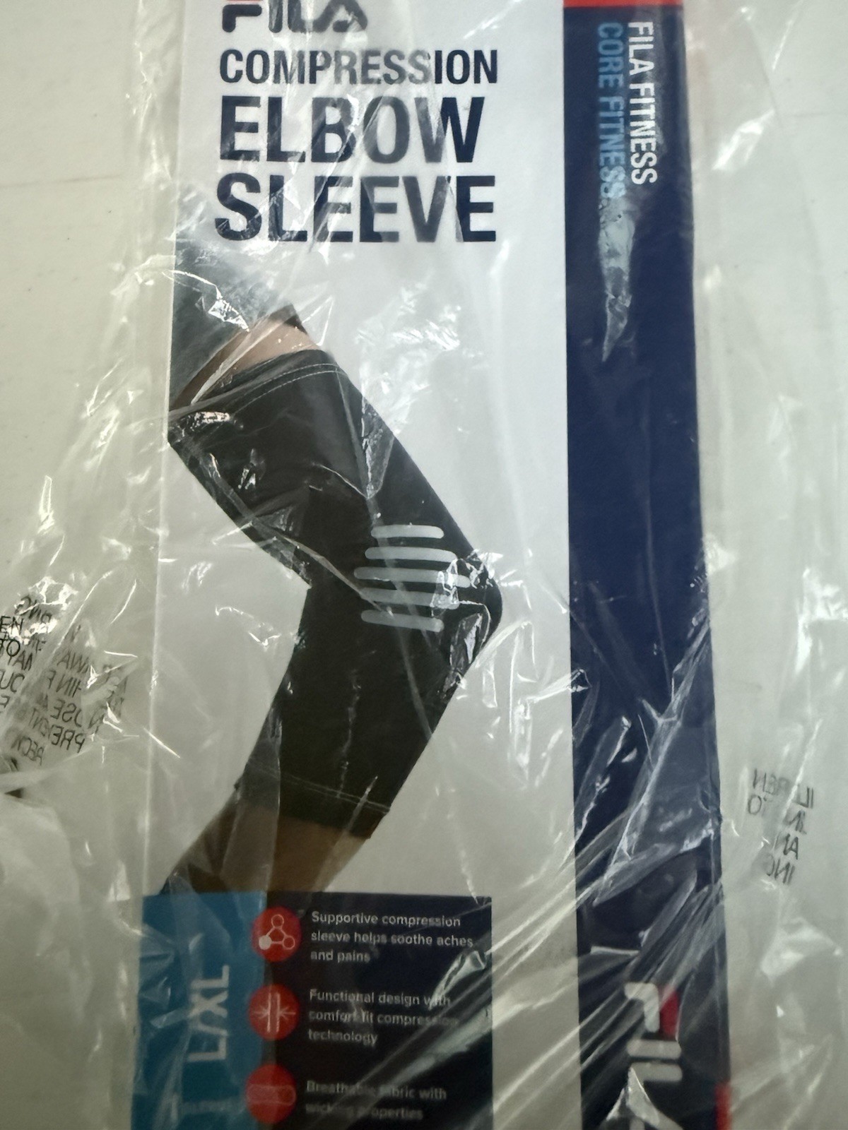 Fila Compression L/XL Unisex Arm Sleeve 1 Sleeve