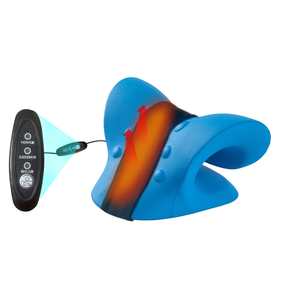 Neck Cloud Cervical Neck Stretcher Pillow Traction Device Pain Relief Massage