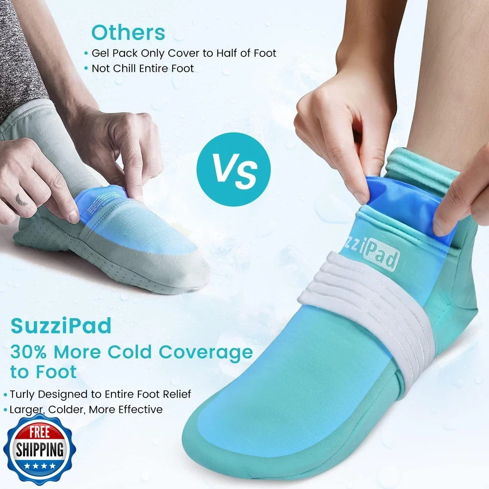 SuzziPad Cold Gloves and Socks for Chemotherapy, Chemo Ice Packs for Hands an