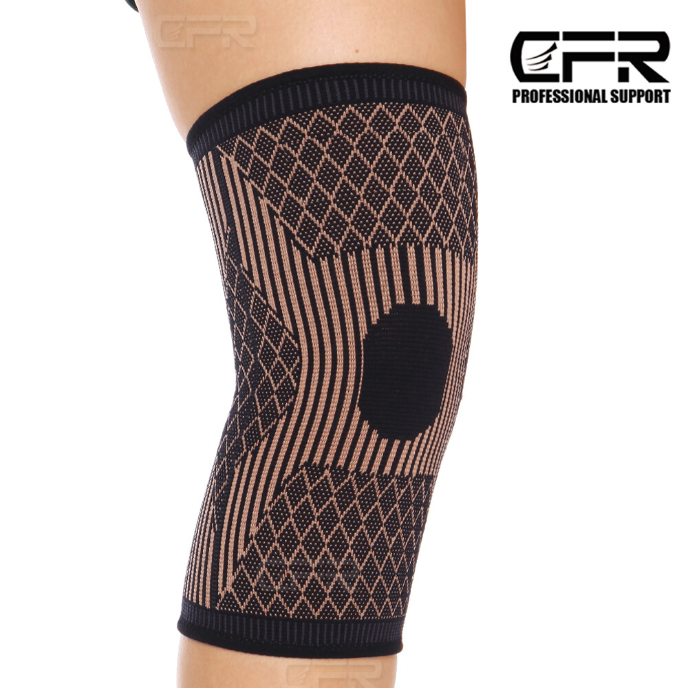 Knee Sleeves Copper Compression Brace Support Sport Arthritis Joint Injury Pain
