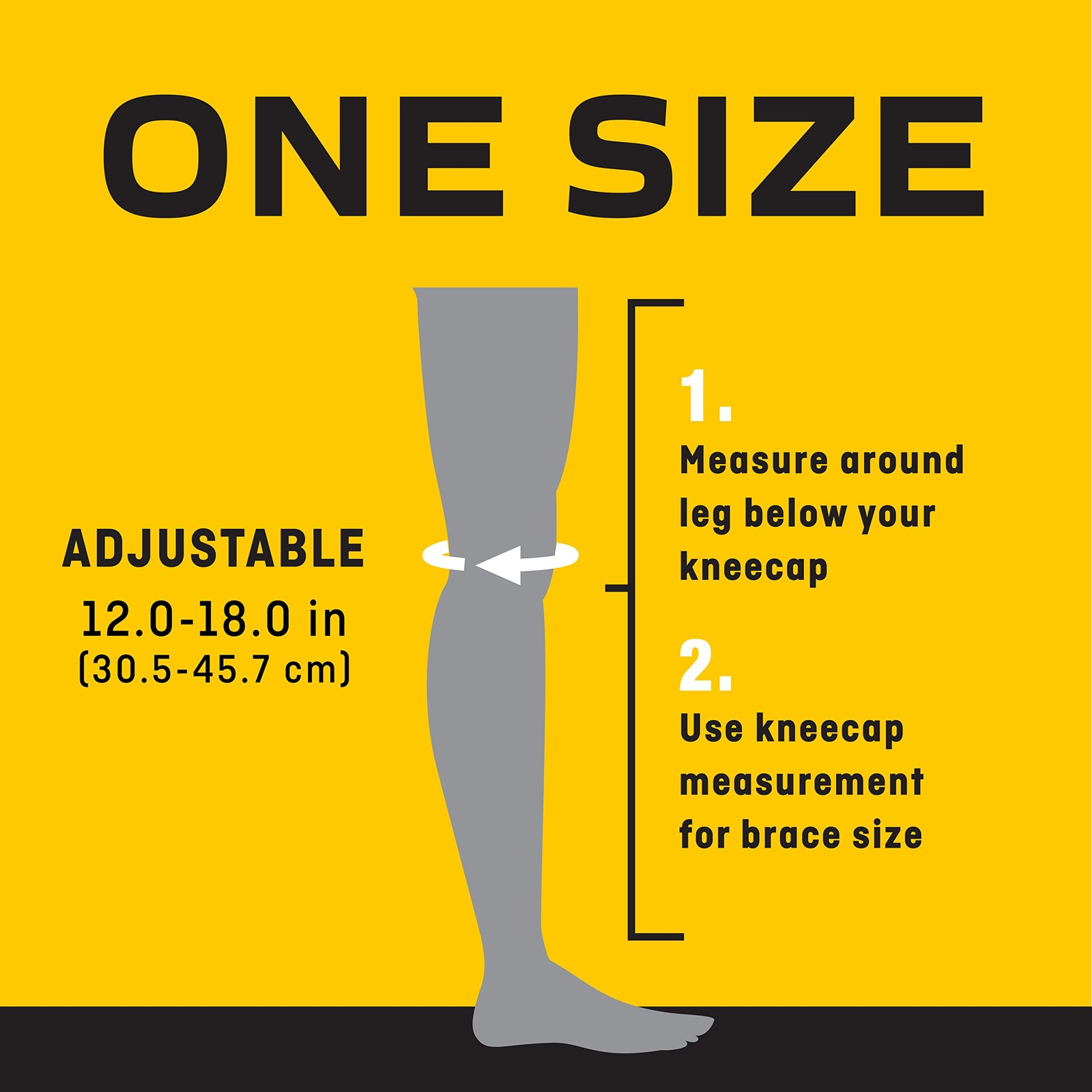 – 95341EN For Her Knee Support, One Size Gray
