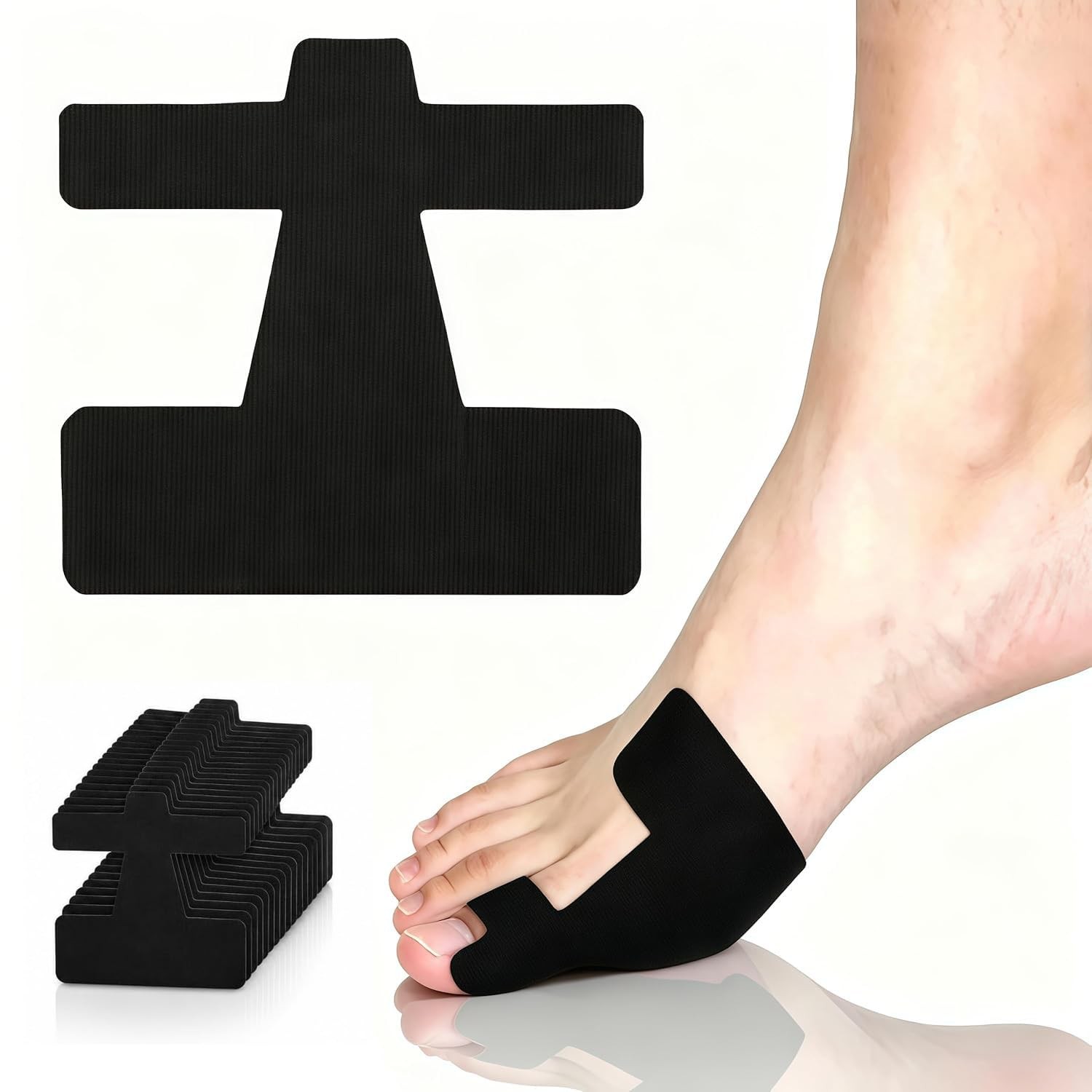 Pre-Cut Bunion Corrector Kinesiology Tape, Self-Adhesive Skin Friendly