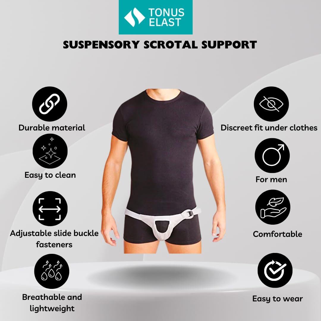 Suspensory Scrotal Support – Medium