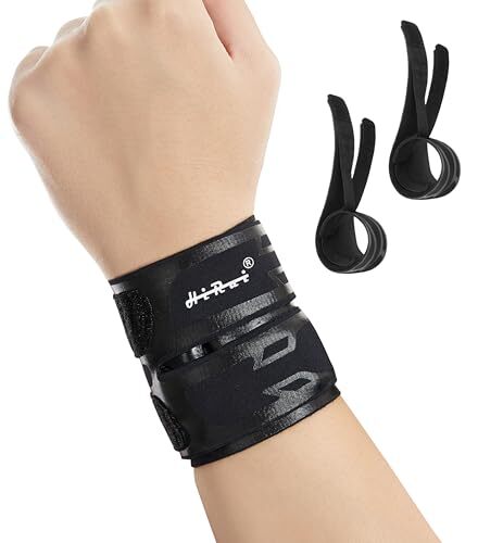 Wrist Brace Wrist Wrap for TFCC Tears, Ultra-thin Compression Black, 2 Pack