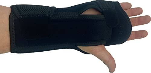 Night Wrist Sleep Support Brace – Cushioned Carpal Tunnel Relief, Adjustable Fit