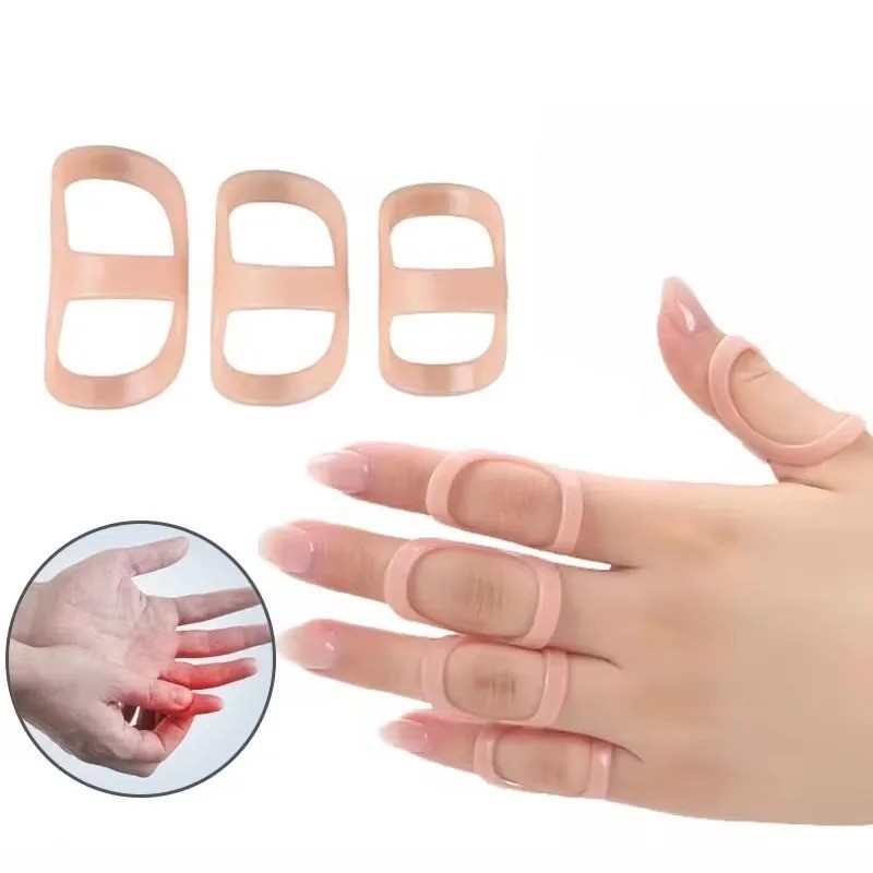 3PCS Oval Finger Splints Trigger Finger Kit for Size 2,3,4,5,6,7,8,9,10,11,12 US