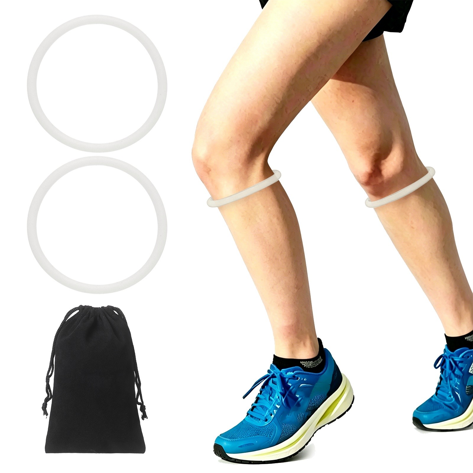 Patellar Tendon Support Strap with Storage Bag, Transparent & 1 Set