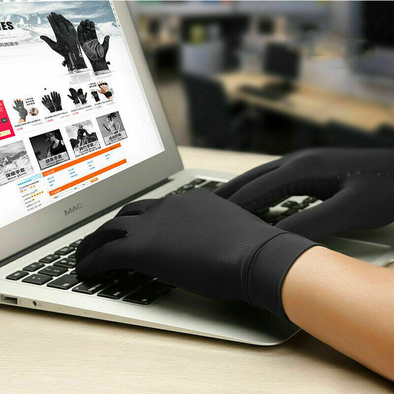 Copper Arthritis Compression Gloves Hand Support Joint Pain Relief Full Finger