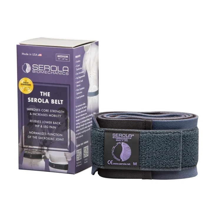 The Serola Belt X-LARGE46” to 52” Hip, Sacroiliac Lower Back Pain Relief Support